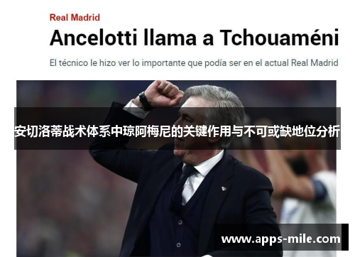 安切洛蒂战术体系中琼阿梅尼的关键作用与不可或缺地位分析