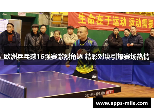 欧洲乒乓球16强赛激烈角逐 精彩对决引爆赛场热情