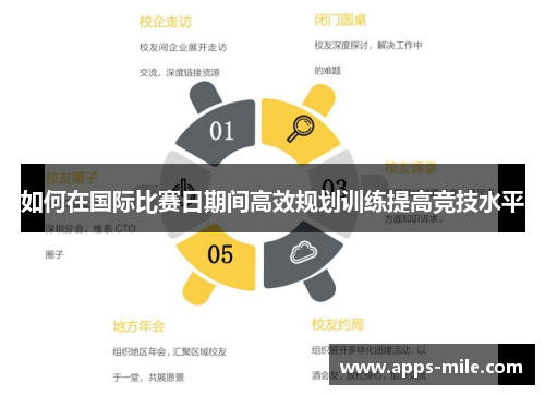 如何在国际比赛日期间高效规划训练提高竞技水平